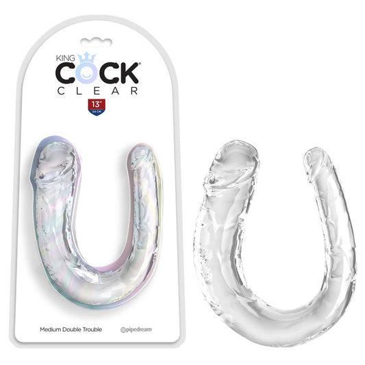 King Cock Clear Medium Double Trouble-(pd5786-20) - PD5786-20