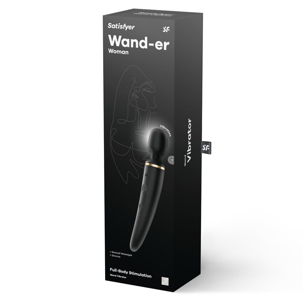 Satisfyer Wand-er Woman-(satwand-blk) - SATWAND-BLK