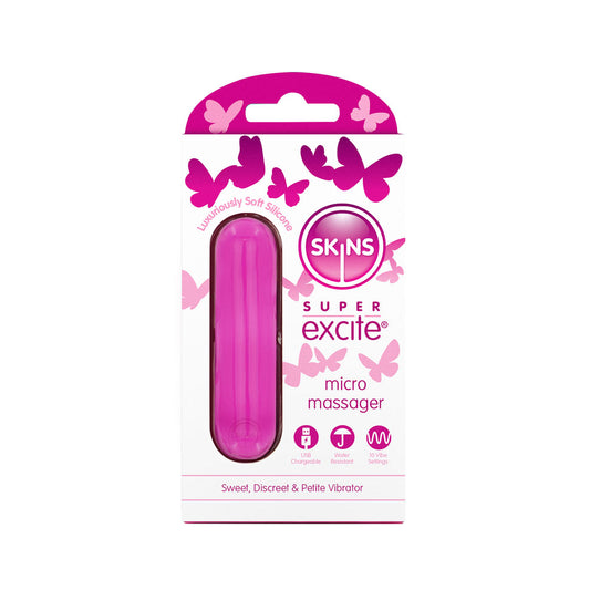 Skins Super Excite Rechargeable Pink Bullet-(sksexbul) - SKSEXBUL