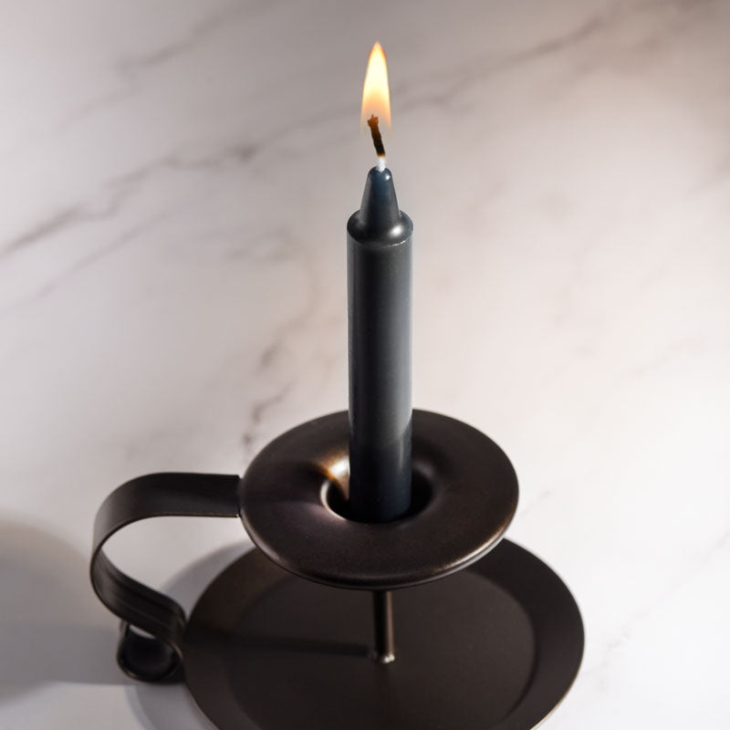 LaCire Drip Pillar Candles - Black-(ss05206) - SS05206