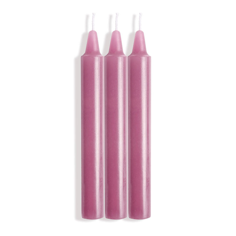 LaCire Drip Pillar Candles - Violet-(ss05207) - SS05207