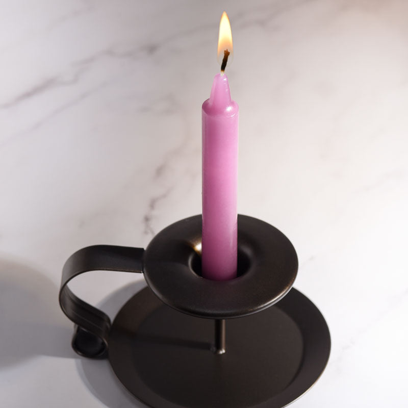 LaCire Drip Pillar Candles - Violet-(ss05207) - SS05207