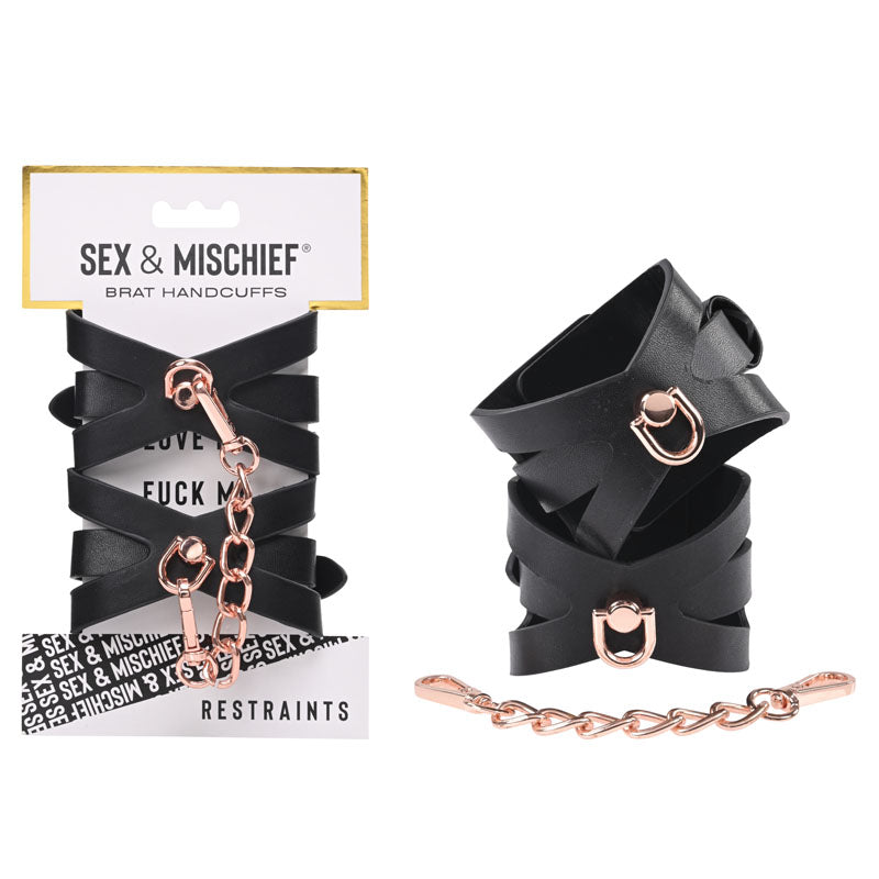 Sex & Mischief Brat Handcuffs-(ss09840) - SS09840