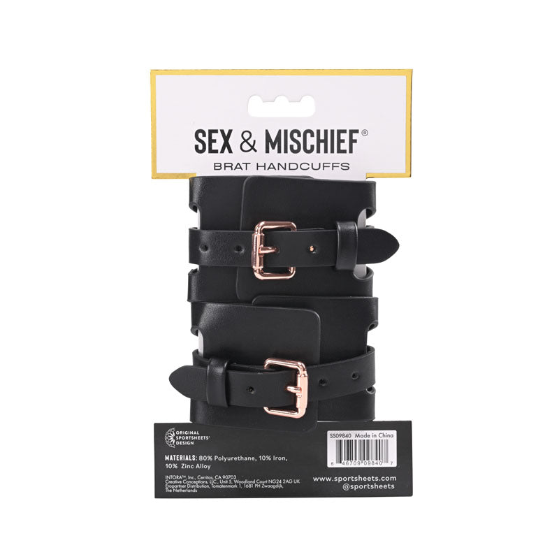 Sex & Mischief Brat Handcuffs-(ss09840) - SS09840