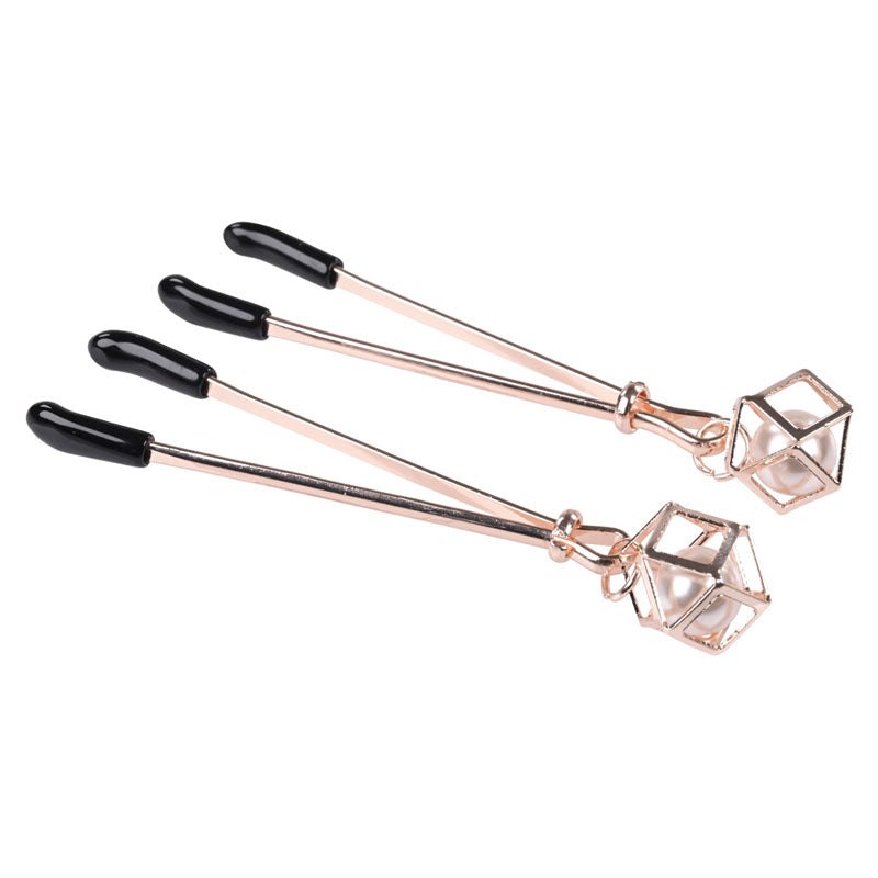 Sex & Mischief Brat Pearl Nipple Clips-(ss09845) - SS09845