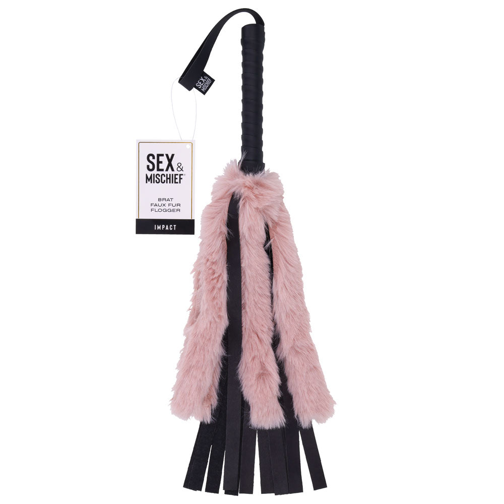 Sex & Mischief Brat Faux Fur Flogger-(ss09848) - SS09848