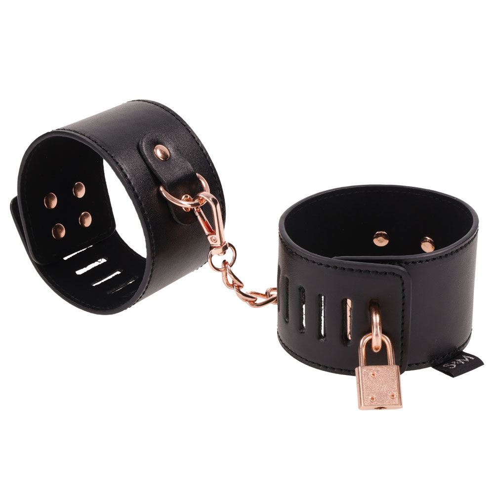 Sex & Mischief Brat Locking Cuffs-(ss09849) - SS09849