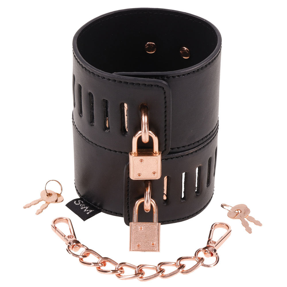 Sex & Mischief Brat Locking Cuffs-(ss09849) - SS09849