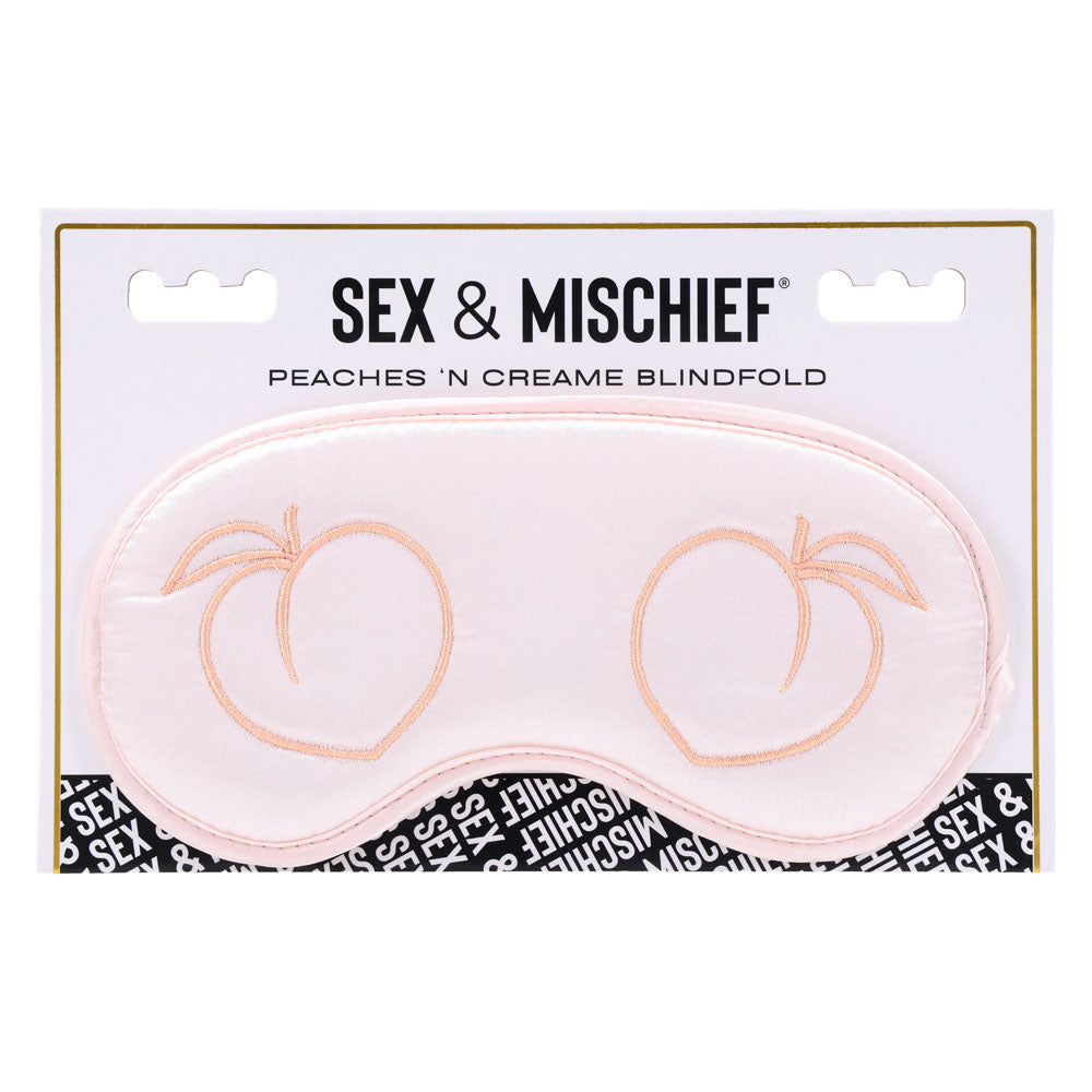 Sex & Mischief Peaches n CreaMe Blindfold-(ss09961) - SS09961