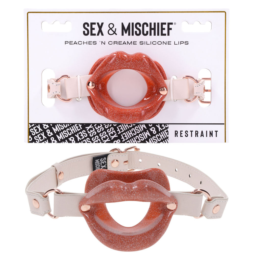 Sex & Mischief Peaches n CreaMe Silicone Lips-(ss09965) - SS09965