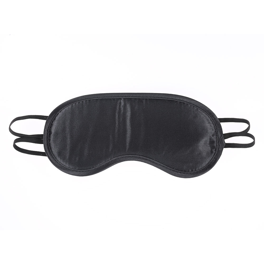 Sex & Mischief Satin Blindfold Black-(ss10001) - SS10001