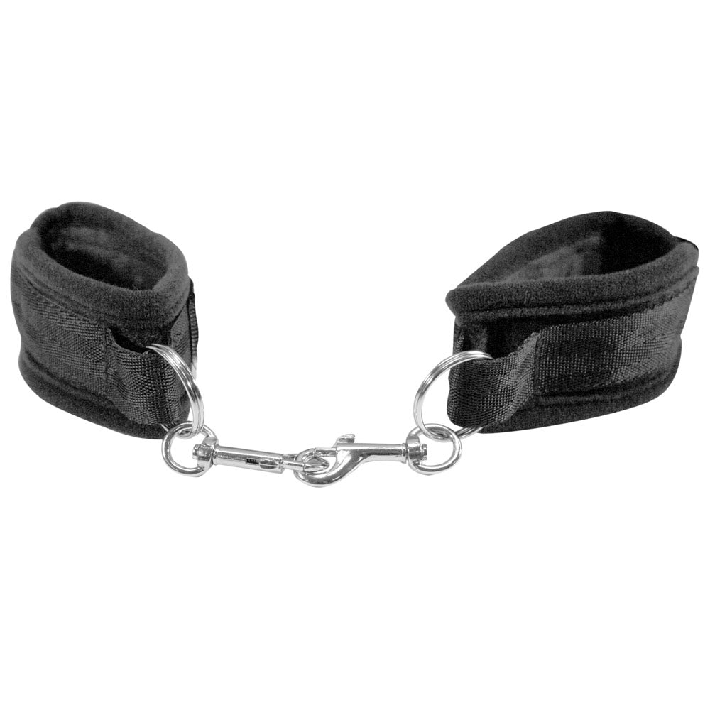 Sex & Mischief Black Beginner's Handcuffs-(ss10028) - SS10028