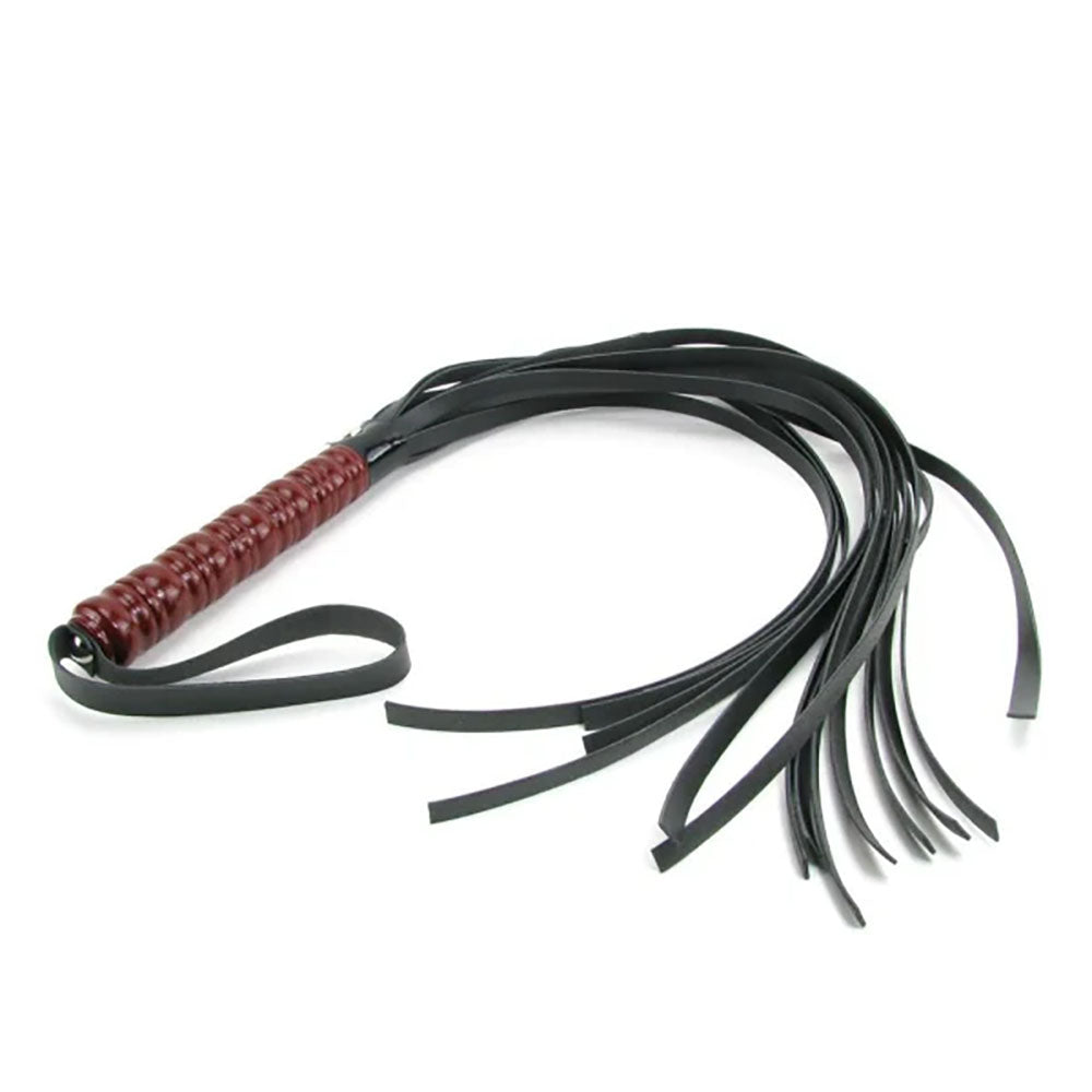 Sex & Mischief Mahogany Flogger-(ss10043) - SS10043