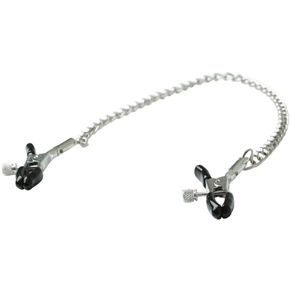 Sex & Mischief Chained Nipple Clamps-(ss10089) - SS10089