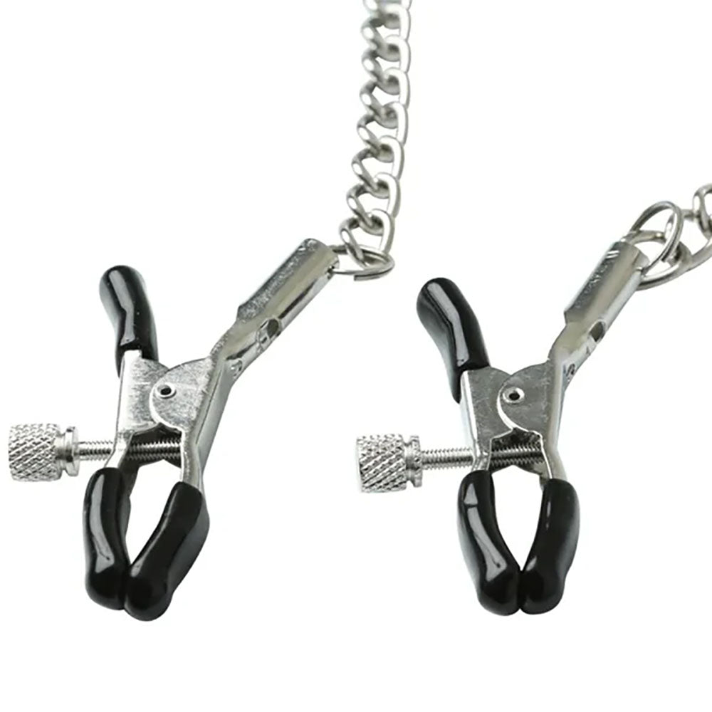 Sex & Mischief Chained Nipple Clamps-(ss10089) - SS10089