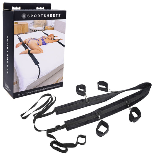 SPORTSHEETS No Matter Where Bondage Restraint System-(ss20103) - SS20103