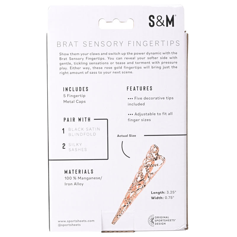 Sex & Mischief Brat Sensory Fingertips-(ss92126) - SS92126