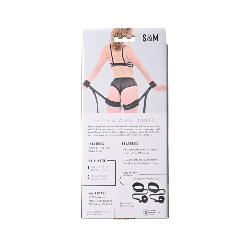 Sex & Mischief Thigh & Wrist Cuffs-(ss92127) - SS92127