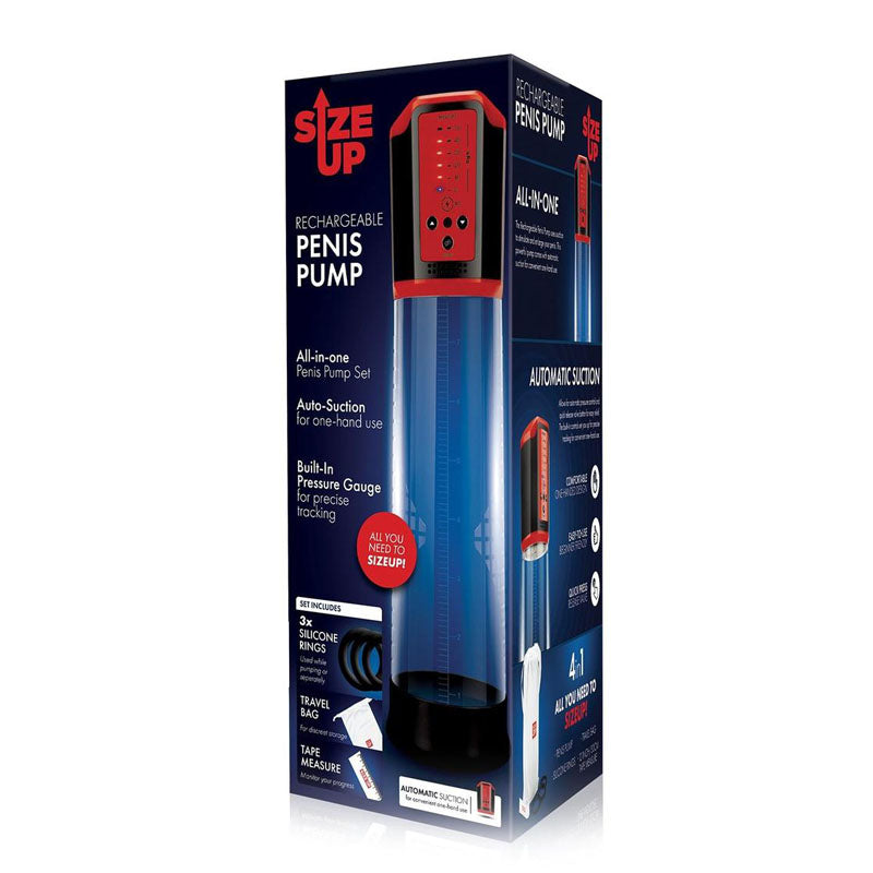 Size Up Rechargeable Penis Pump-(su305) - SU305