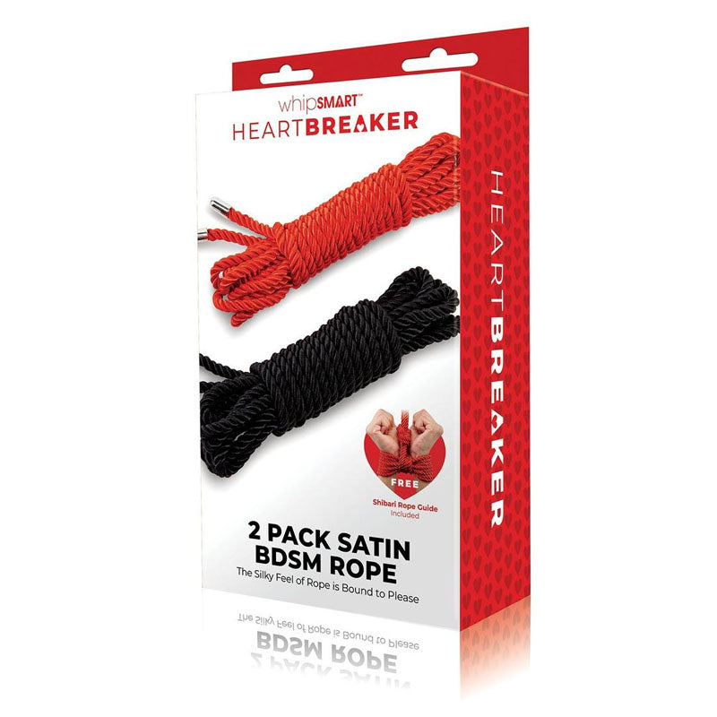 WhipSmart Heartbreaker 2 Pack Satin BDSM Rope-(ws1034) - WS1034