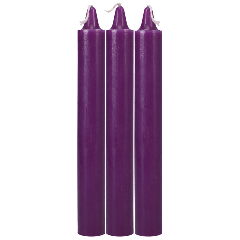 Japanese Drip Candles - Purple-(2101-06-cd) - 2101-06-CD