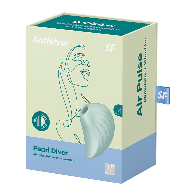 Satisfyer Pearl Diver - Mint-(4037233) - 4037233