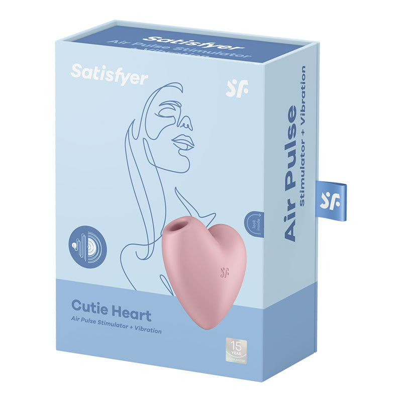 Satisfyer Cutie Heart - Light Red-(4037264) - 4037264