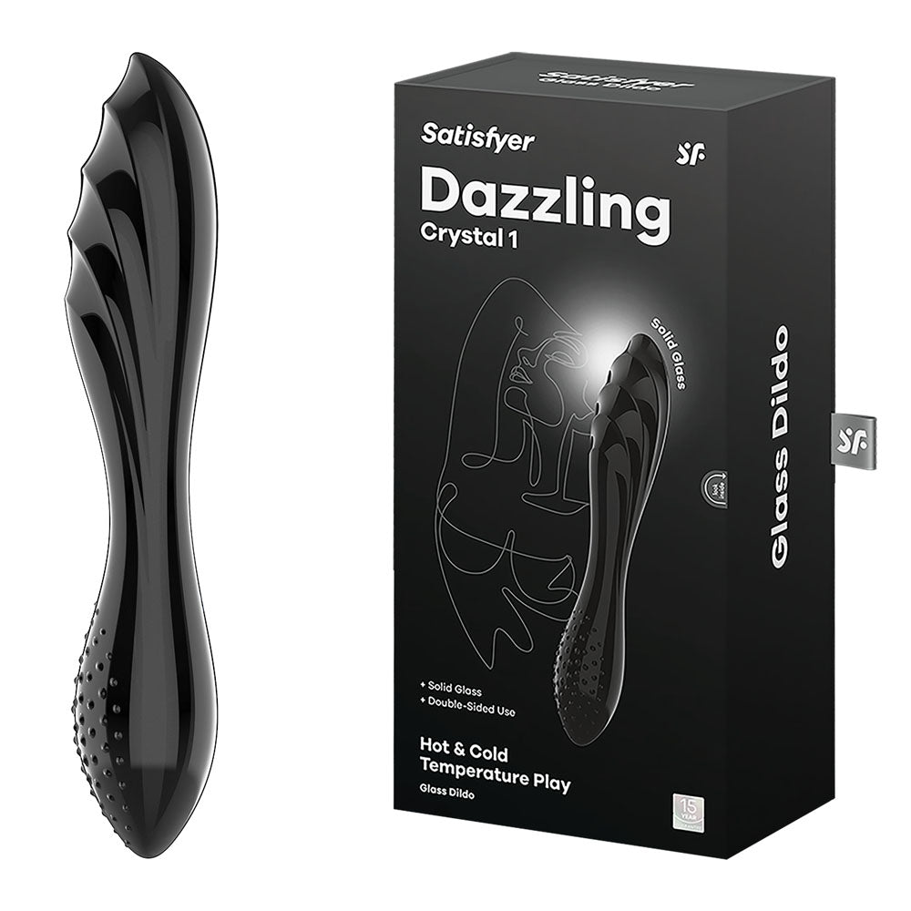 Satisfyer Dazzling Crystal 1 - Black-(4045924) - 4045924