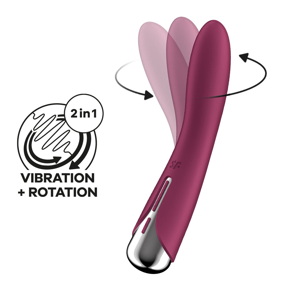 Satisfyer Spinning Vibe 1 - Red-(4048697) - 4048697