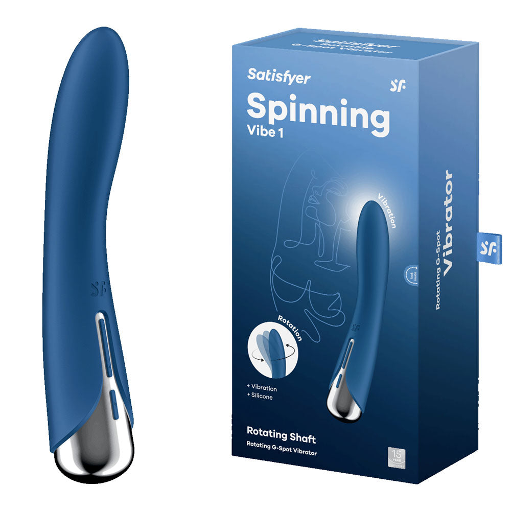 Satisfyer Spinning Vibe 1 - Blue-(4048703) - 4048703