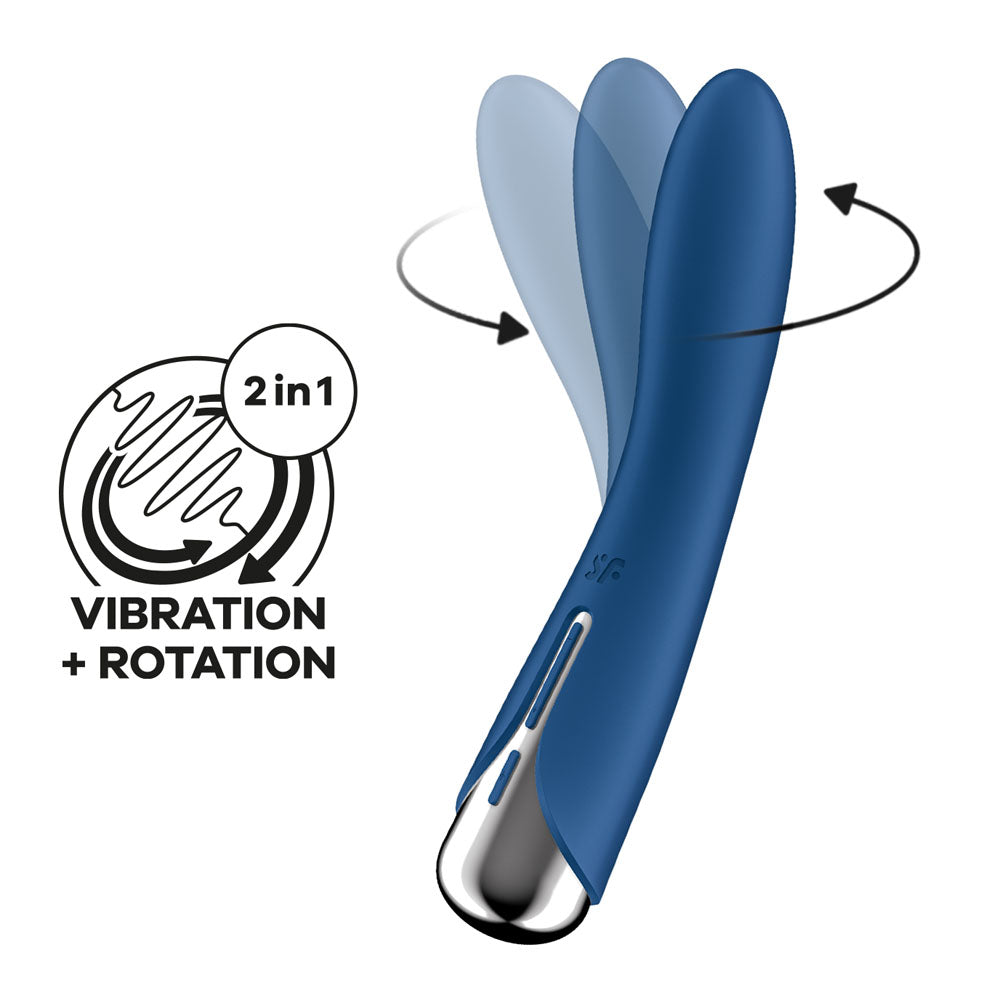 Satisfyer Spinning Vibe 1 - Blue-(4048703) - 4048703