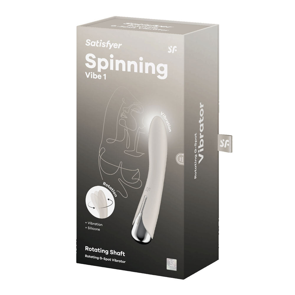 Satisfyer Spinning Vibe 1 - Beige-(4048710) - 4048710