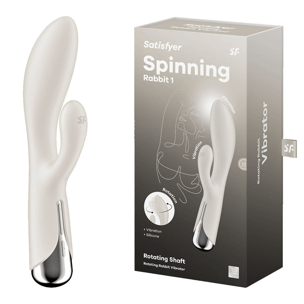 Satisfyer Spinning Rabbit 1 - Beige-(4048741) - 4048741