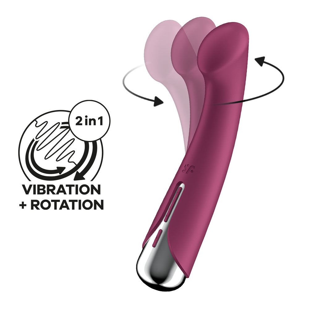 Satisfyer Spinning G-Spot 1 - Red-(4048758) - 4048758