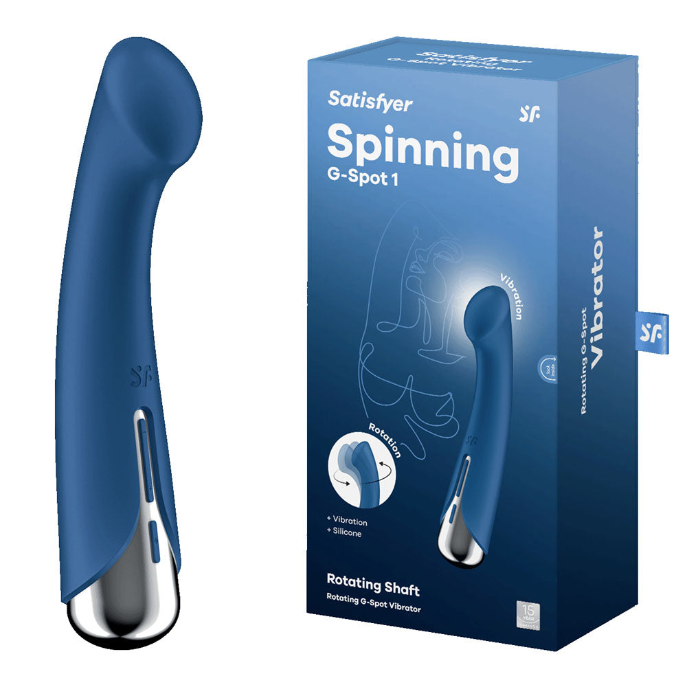 Satisfyer Spinning G-Spot 1 - Blue-(4048765) - 4048765