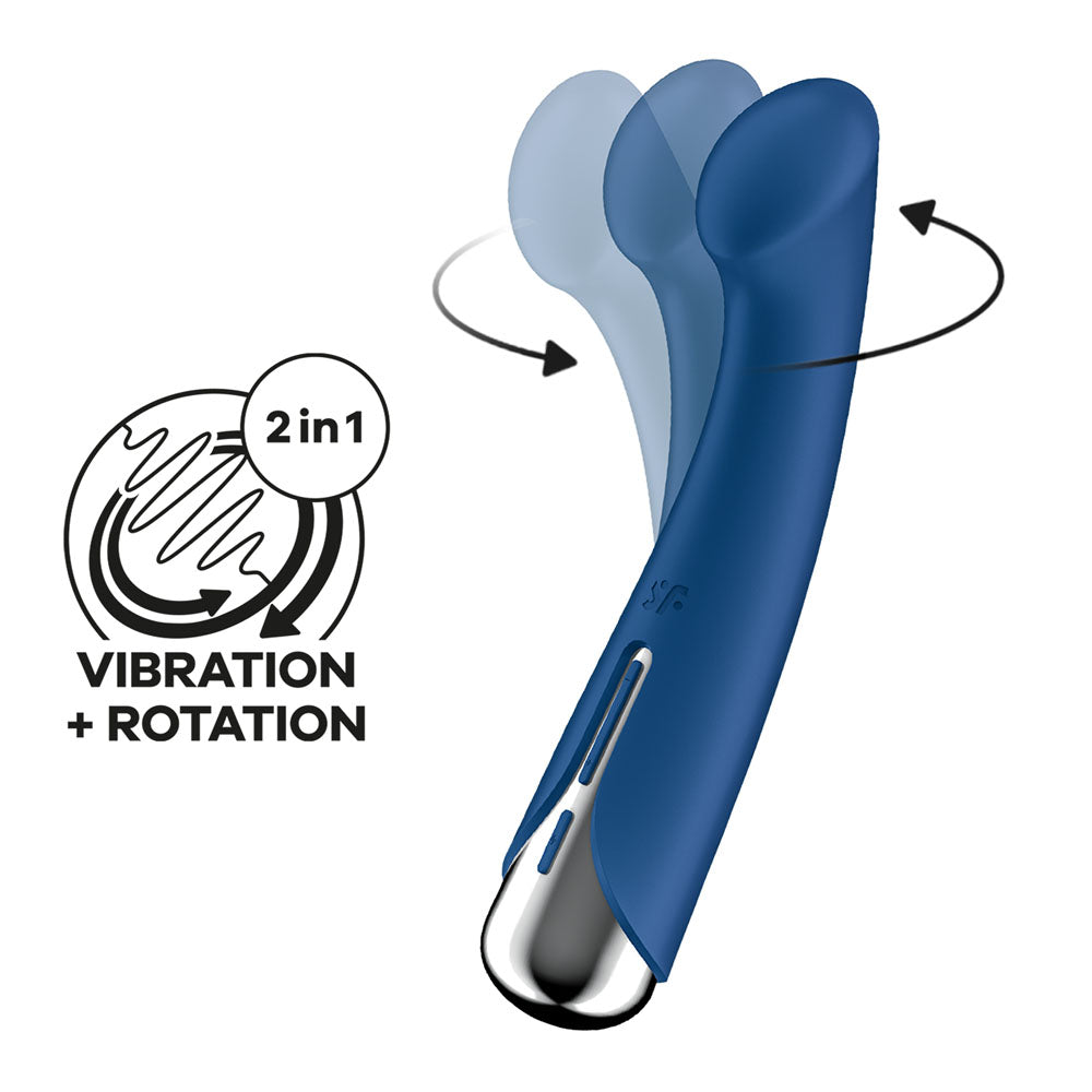 Satisfyer Spinning G-Spot 1 - Blue-(4048765) - 4048765