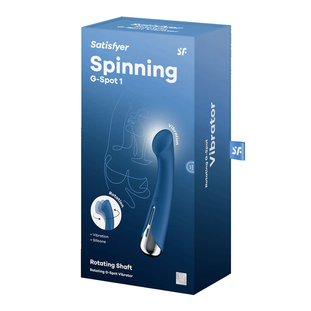 Satisfyer Spinning G-Spot 1 - Blue-(4048765) - 4048765