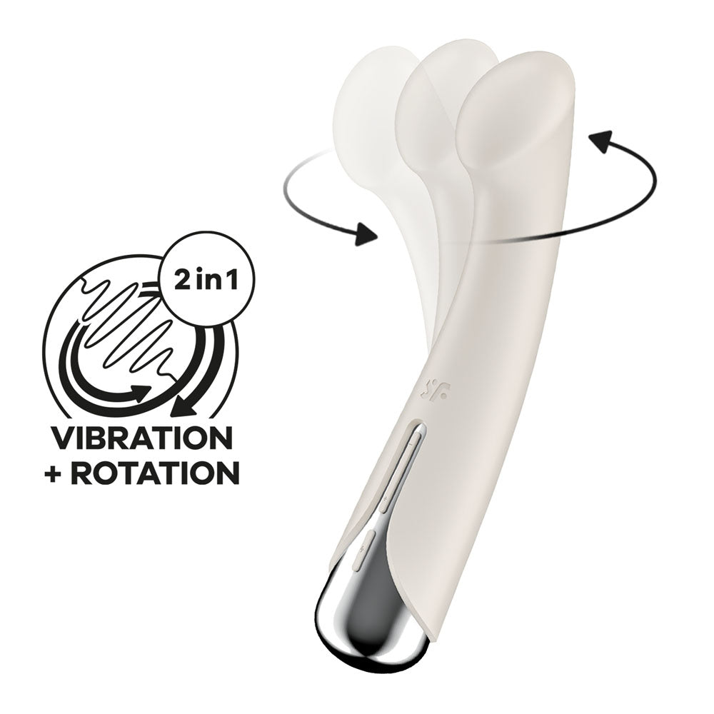 Satisfyer Spinning G-Spot 1 - Beige-(4048772) - 4048772