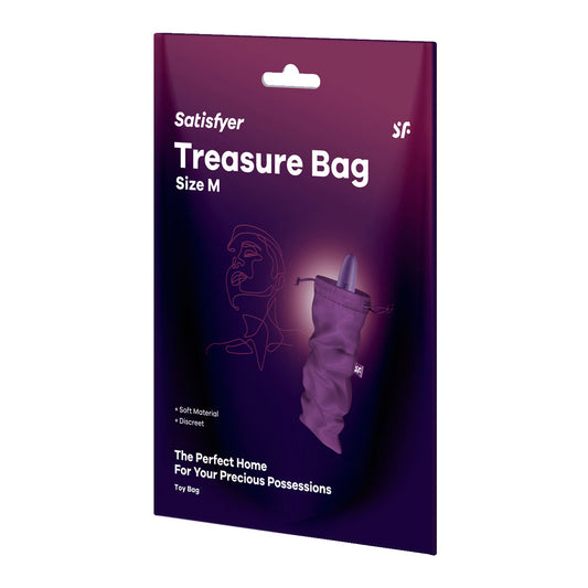 Satisfyer Treasure Bag Medium - Violet-(4059969) - 4059969