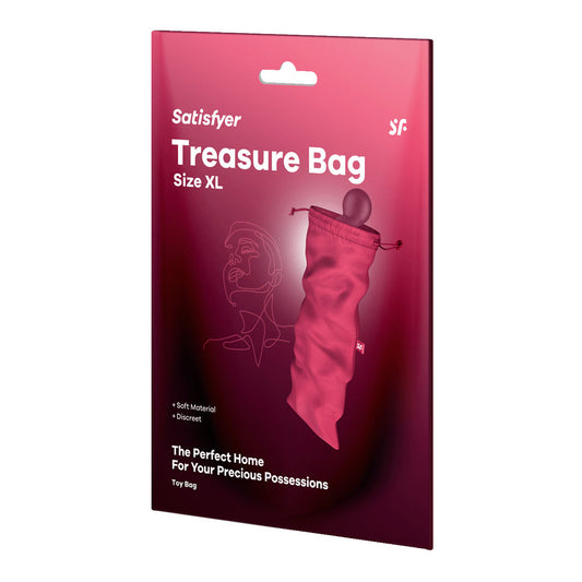 Satisfyer Treasure Bag XLarge - Pink-(4059983) - 4059983