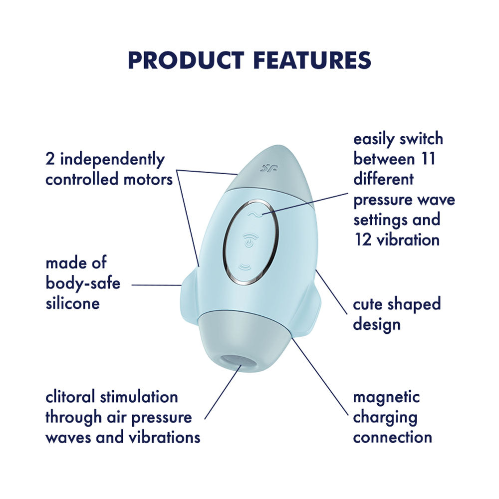 Satisfyer Mission Control - Blue-(4060071) - 4060071