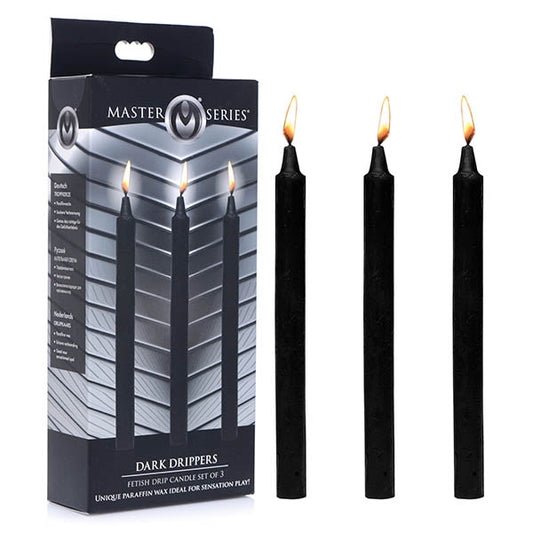 Master Series Fetish Drip Candles-(ag364-black) - AG364-BLACK