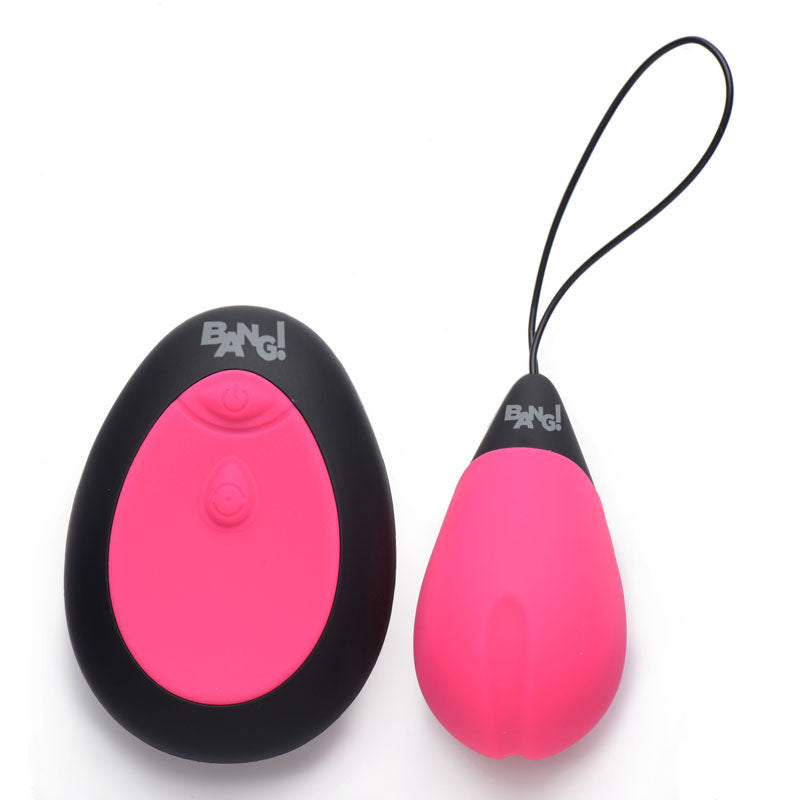 Bang!10X Vibrating Egg & Remote-(ag462-pink) - AG462-PINK