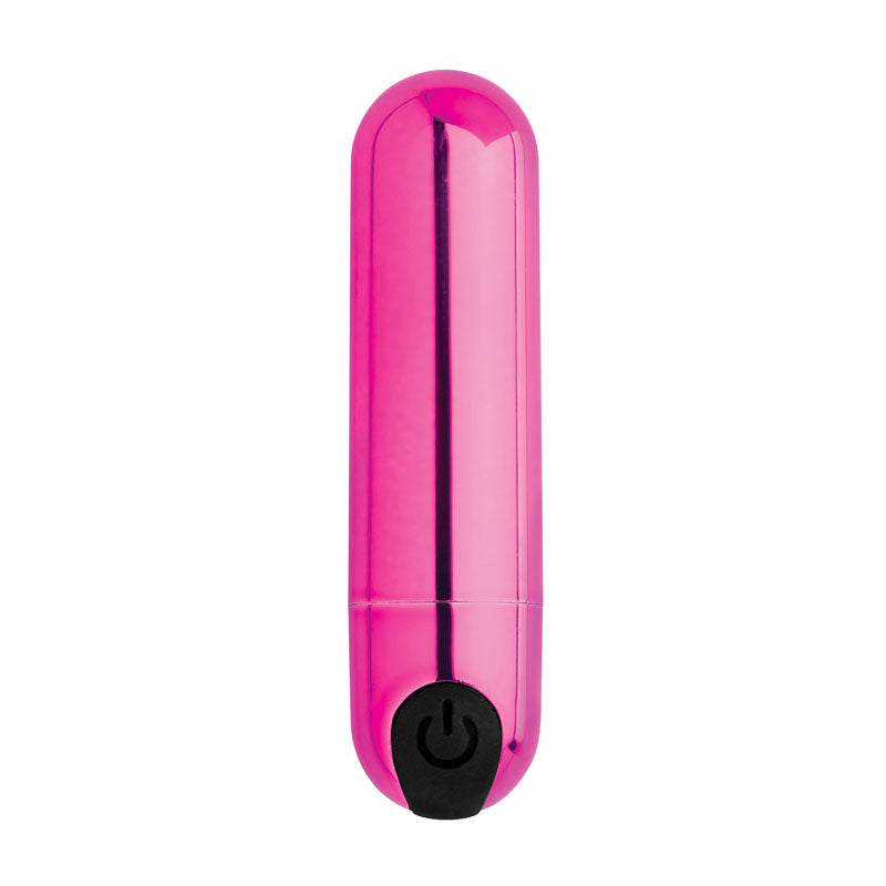 Bang! 10X Vibrating Metallic Bullet-(ag656-pink) - AG656-PINK