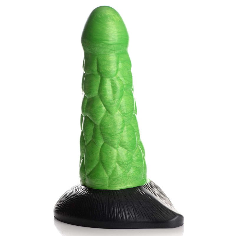 Creature Cocks Radioactive Reptile Thick Scaly Silicone Dildo-(ag872) - AG872