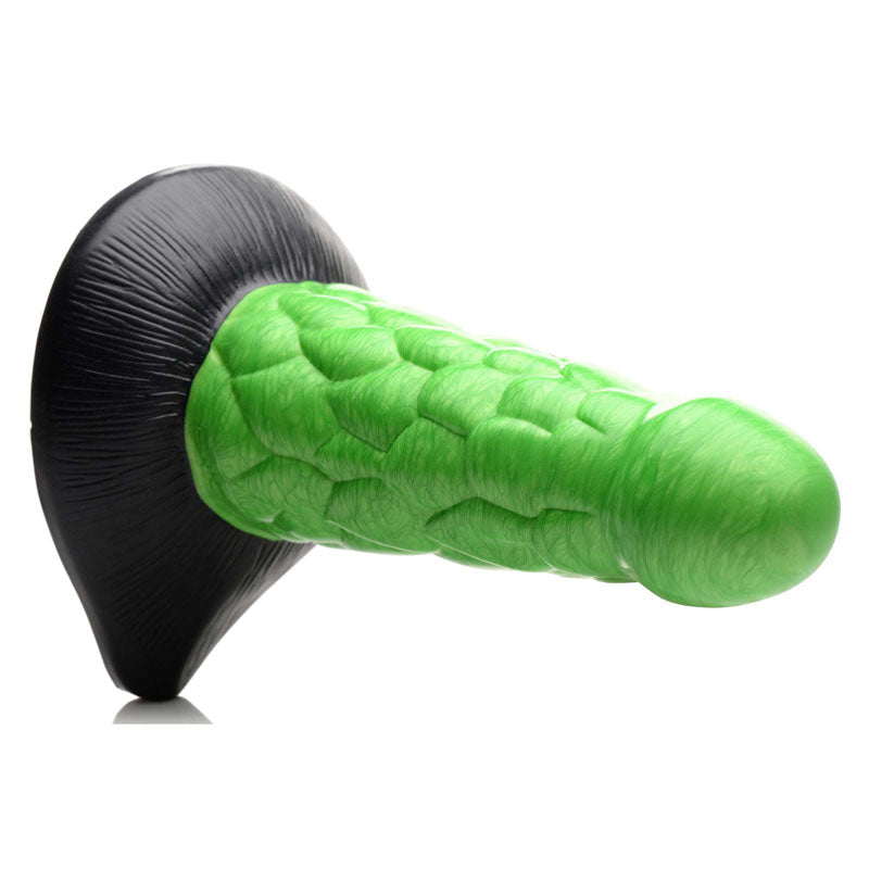 Creature Cocks Radioactive Reptile Thick Scaly Silicone Dildo-(ag872) - AG872