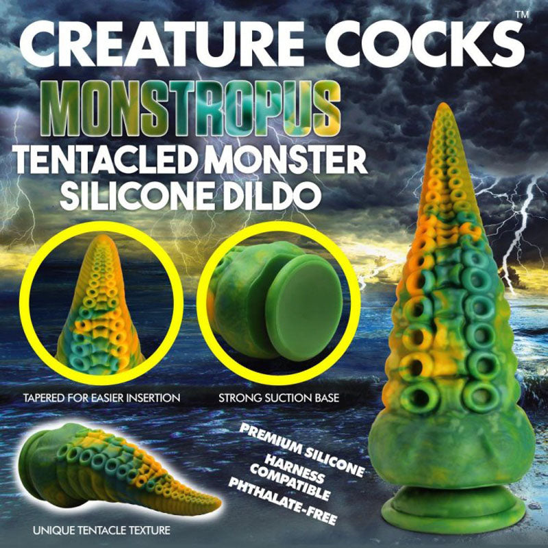 Creature Cocks Monstropus Tentacled Monster Silicone Dildo-(ag919) - AG919