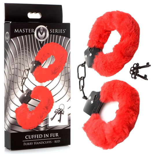 Master Series Cuffed in Fur-(ag937-red) - AG937-RED