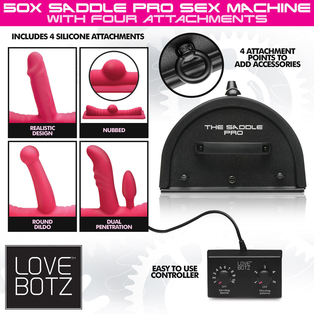 LoveBotz 50X Saddle Pro Sex Machine-(ah057) - AH057