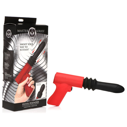 Master Series Pistol Pounder Thrusting Vibrator-(ah093) - AH093